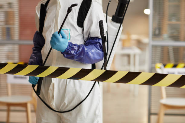 Professional Infectious Disease Decontamination technician working in Bordentown, NJ